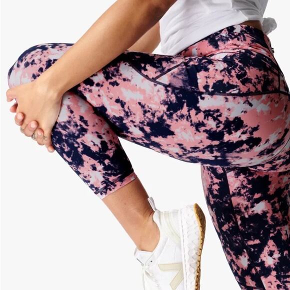 Sweaty Betty Tie Dye Power Leggings - 7/8 Length - pocket - Picture 5 of 16